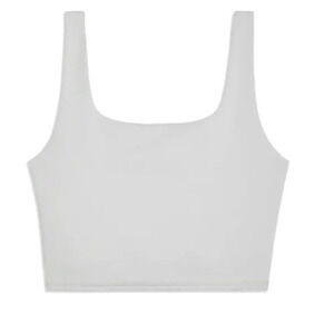 WeWoreWhat STRAIGHT NECK CROP TOP